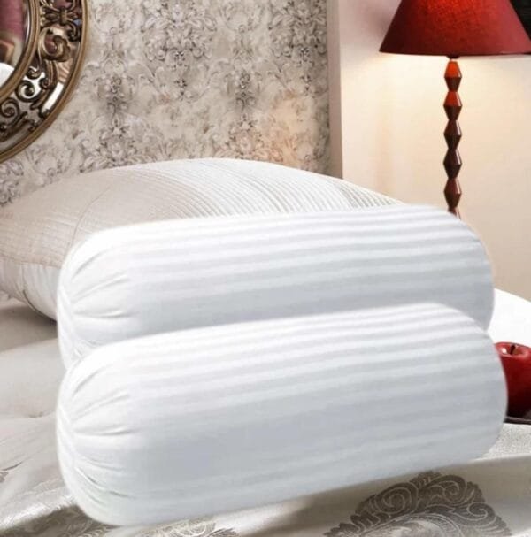 Stripes Bolster | Glace Cotton | Single Piece with Bag Packing