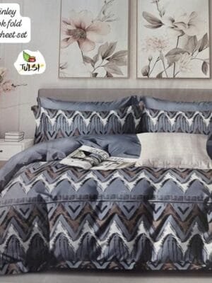 Finley Double Bed Bedsheet Set | 24 Designs | 90x100 | Premium Stitched | Gift Box