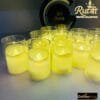 Glass LED Candles – Set of 24 | Decorative Flameless Lights | Box Packing (500 gm)