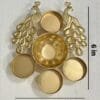 IMG-20250930-WA0053.jpg Peacock 4-Diya Urli – Decorative Metal Urli Bowl with Diyas | Festive & Home Décor