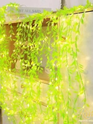 IMG-20250930-WA0075.jpg Artificial Leaf Curtain LED String Light | 200 LEDs| 8 Modes| Decorative Fairy Light