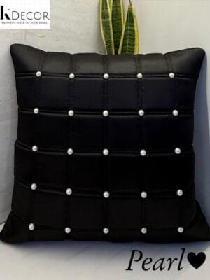 Pearl Premium Velvet Cushion Covers | Set of 5 |16x16 inches| K Decor