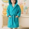 Microfibre Kids Bathrobe | Soft  Absorbent | Skin-Friendly| Age 5–10 yrs| with Collar