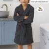 Pure Cotton Kids Bathrobe | Soft, Absorbent & Skin-Friendly |(Age 5–10 yrs)