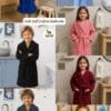 Pure Cotton Kids Bathrobe | Soft, Absorbent & Skin-Friendly |(Age 5–10 yrs)