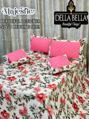 IMG-20251009-WA0064-scaled-1.jpg Majestic 5 Pc Designer Coordinate Bedding Set | Digital 7D Print Bedsheet with Quilted Cushions & Pillows