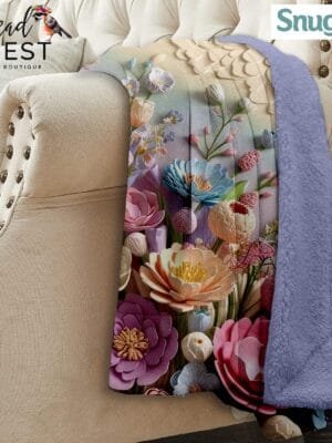 Snuggle 7D Digital Print Duvet Cover cum Blanket | Ultra Soft Flannel with Sherpa Back