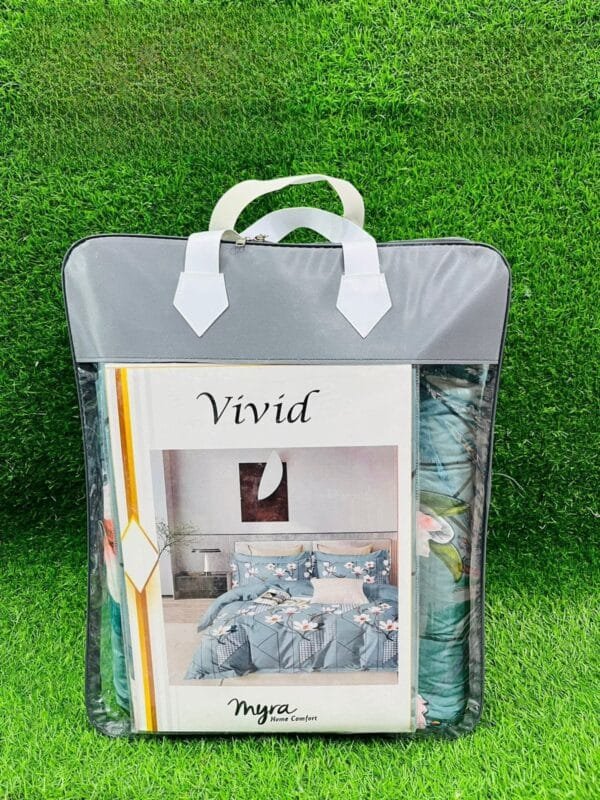 20251117_062240.jpg VIVID 4-Piece Premium Reversible Comforter Set | Heavy Glace Cotton | King Size Bedding Set