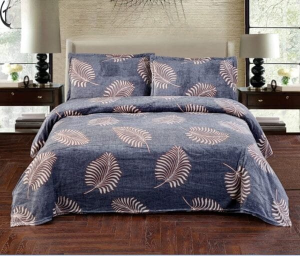 Cabana Woolen Double Bedsheet Set – Winter Series | Super Soft & Anti-Skid