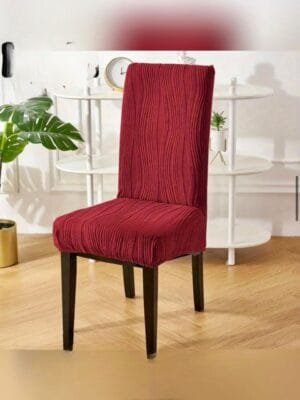 20251125_121807.jpg Japanese Jacquard Elastic Fitted Chair Covers | 6 PCS Ultra Stretch Dining Set