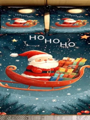 Christmas Bedsheet Christmas Bedsheet