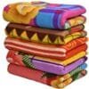 Floral Print Single Bed Fleece Blankets (Pack of 5) – Warm, Soft, 60x90 Inches, Multipurpose Winter Use