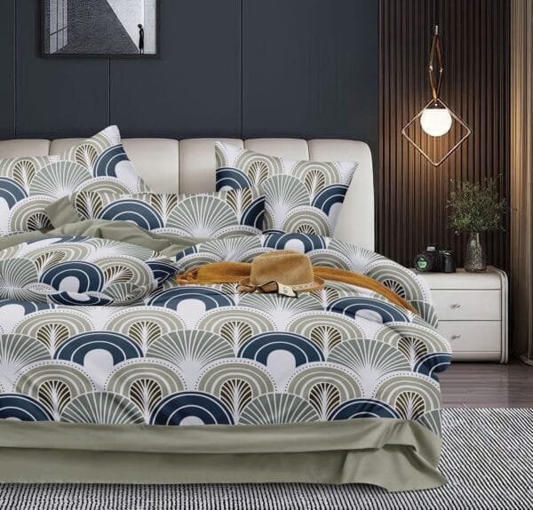 IMG-20251029-WA0087.jpg SEASONS Glace Cotton Double Bedsheet with 2 Pillow Covers – 90x100 Inches