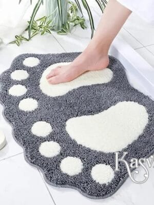 IMG-20251030-WA00261.jpg FOOTPRINT Water Absorbent Antiskid Bathmat |40x60 cm |600g |Machine Washable