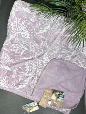 BURNOUT Warm Blanket Series with Horse Stitching Border |Double & Single Bed Options