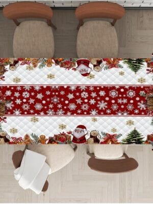 Beauty” Digital Printed Quilted Velvet Center Table Cover | Premium Living Room Decor