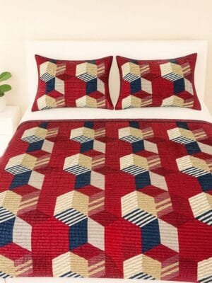 Cashmere Heavy Flannel Double Bedsheet Set | 3 Pc Super Soft Winter Collection | Imported Warm Bedding