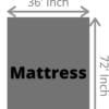 Check Zippered Mattress Covers – 36x75 Inches, 6" Width | Durable Pair with Premium Poly Packing