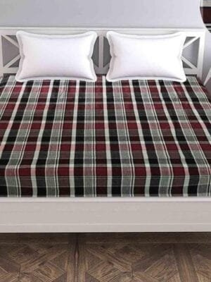 Check Zippered Mattress Covers – 36x75 Inches, 6" Width | Durable Pair with Premium Poly Packing