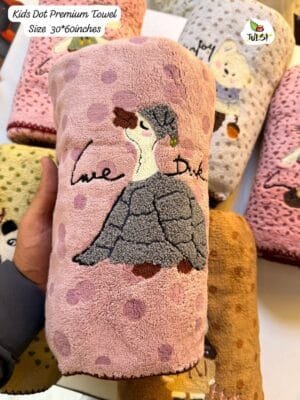 IMG-20251110-WA0044.jpg Kids Premium Microfibre Dot Towel | Ultra Soft, 100% Soaking |30x60 Inches | For Boys & Girls
