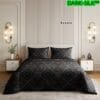 Dark Silk 100% Pure Cotton King Size Bedsheet Set | Egyptian Mercerized Jumbo Double Bed Sheet 3 Pc