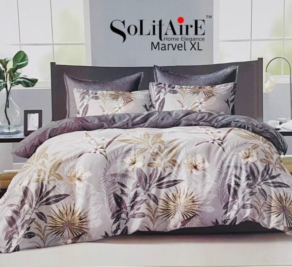 MARVEL XXL 100% Glazed Cotton King Size Bedsheet Set | 3 Pc Bookfold Packing