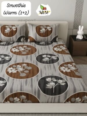 IMG-20251113-WA0019.jpg Smoothie Warm Premium Bedsheet Set with Zipper Pillow Covers | Ultra Soft Flannel Fabric