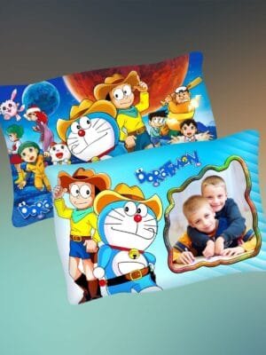 Personalised Kids Pillow with Both Side Print | Holland Fabric |Washable & Custom Design