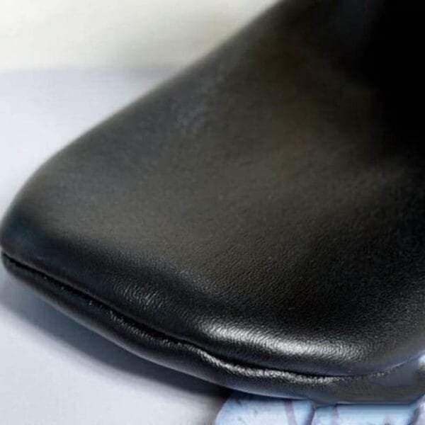 Kids Faux Leather Winter Socks Slippers | Soft-Soled Warm Room Boots (4–11 Years)