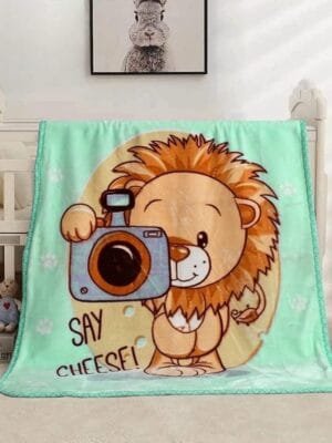 Heavy cloud Ultra Soft Baby Blanket With Border