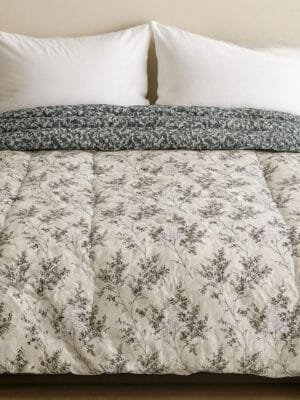 Amelia Mulmul Double Bed Razai | 100% Malmal Soft Cotton AC Quilt| 90x100 inches