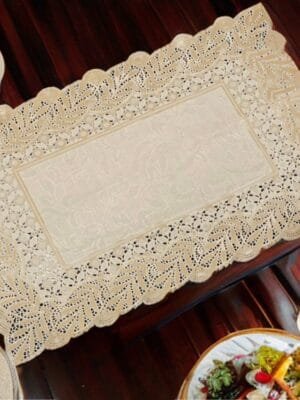 Butterfly Design Dining Table Mats  | Set of 6 Premium PVC Mats  | 45×30 cm