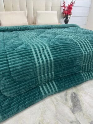 Dublin Premium Micro Fiber Double Bed Quilt – Heavy Bubble Fabric | Reliance Microfiber | 8 Colors