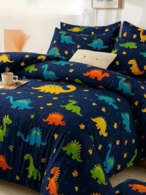 Winterbell Double Quilted Comforter | Glace Cotton UltraSoft Queen Size Panel Print