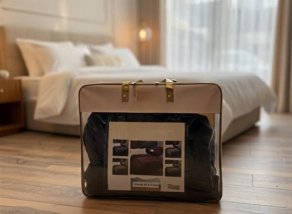 Premium Jacquard Rabbit Fur Comforter – Ultra Soft King Size 6kg Winter Blanket