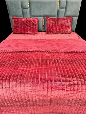 Tiger 4pc Warm Dohar Set Double Bed