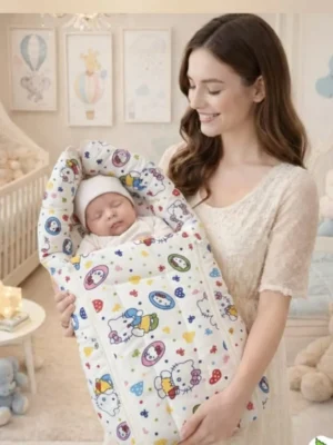 Organic Cotton Baby Sleeping Bag - Carrier Nest, Muslin