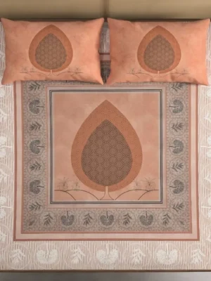 STARDOM King Size Cotton Digital Print Bedsheet