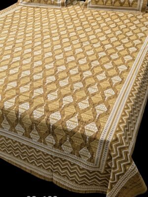 IMG-20260526-WA0130.jpg XXL King size Cotton Ethnic Bedsheet 93x108