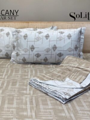 IMG-20260529-WA0154.jpg Tuscany King Size Dohar Set (108x108) – 300TC Pure Cotton Bedsheet with Reversible Dohar