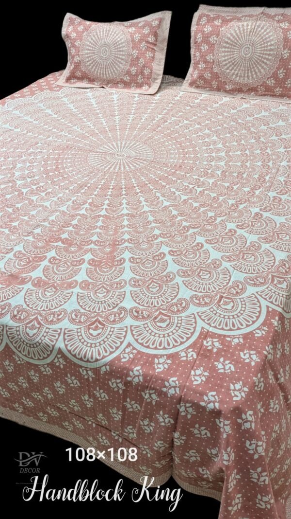 IMG-20260601-WA0227-1.jpg XXL Supreme King Size Bedsheet 108x108 | 100% Cotton Handblock Printed Double Bed Sheet Set