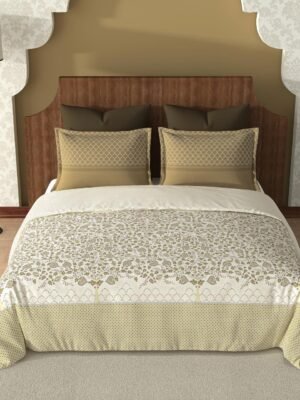 IMG-20260602-WA0054-1.jpg Vintage King Size Pure Cotton Bedsheet 108x108 | Soft Premium Bedding Set