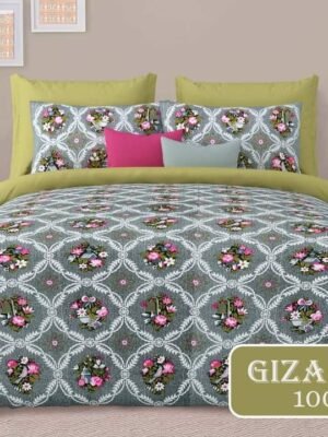 IMG-20260603-WA0162-1.jpg GIZA Pure Cotton King Size Bedsheet Set 100x100 Inches | Soft & Elegant Bedding