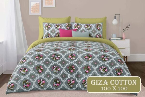 IMG-20260603-WA0162-1.jpg GIZA Pure Cotton King Size Bedsheet Set 100x100 Inches | Soft & Elegant Bedding