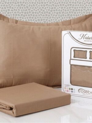 IMG-20260603-WA0205-1.jpg Naturals Plain Cotton King Size Bedsheet 275x275 cm | 100% Cotton Bedding Set