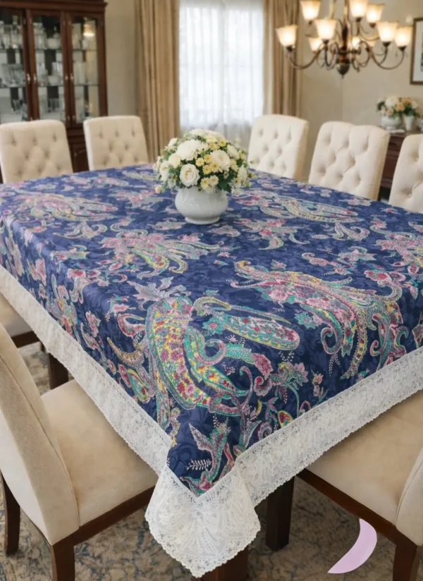 WhatsApp-14.webp 6 Seater Waterproof Table Cover with Fancy Lace