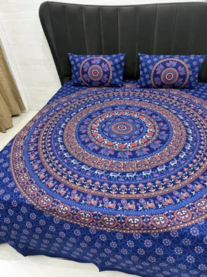 20260710_050625.webp King Size Mandala Bedsheet | Pure Cotton 90x108 | K Decor