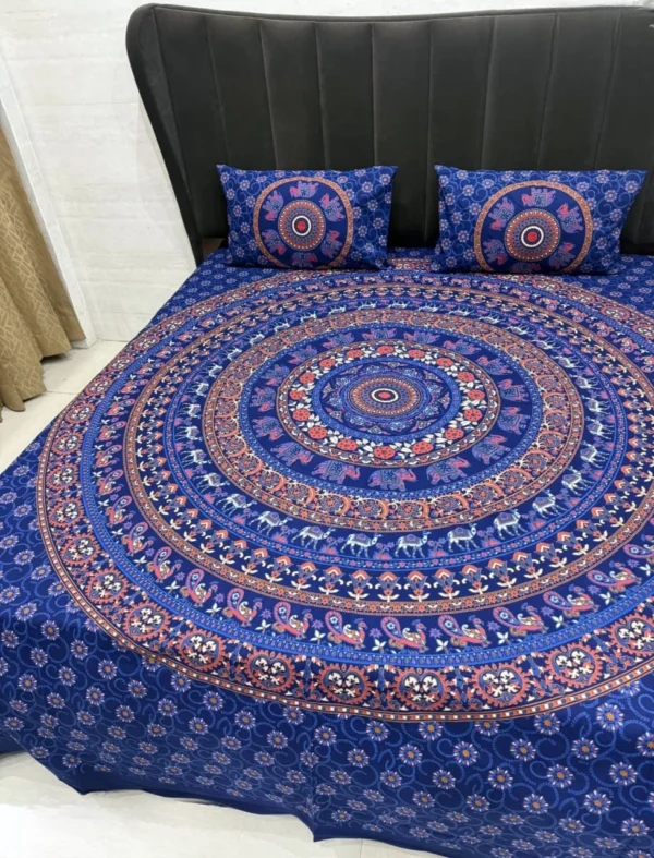 20260710_050625.webp King Size Mandala Bedsheet | Pure Cotton 90x108 | K Decor