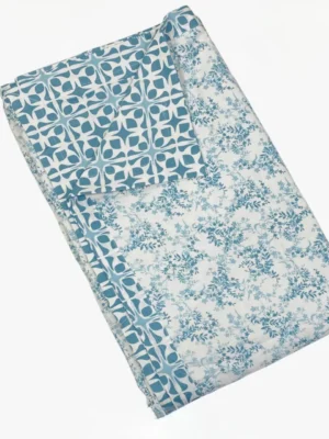 20260711_121340-1.webp Summer Vibes Double Bed Dohar with Filling | 100% Organic Cotton Reversible Dohar